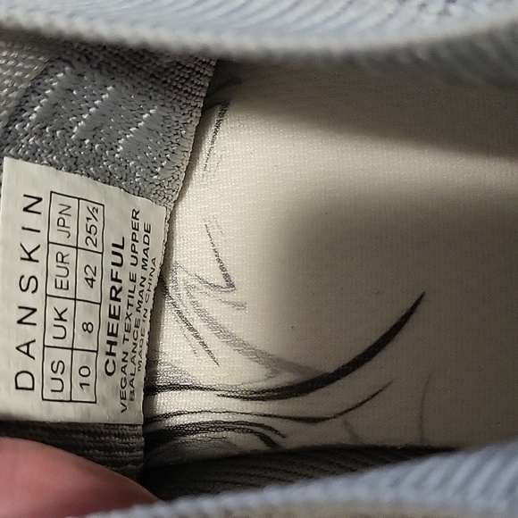 Danskin Cheerful Lightweight Gray Slip-On Sneaker with Memory Foam  Size 10 - Picture 6 of 6